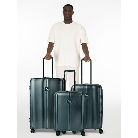 Polestream Paris 4 roulettes Set de valises 3 pièces avec soufflet d'extension