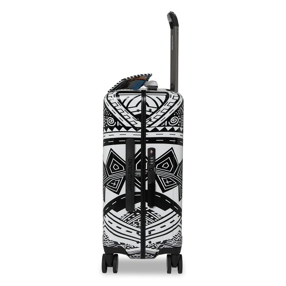 Sprayground Printed Zipper Shark AI Journey to the Mind 4 roulettes Trolley de cabine 55 cm