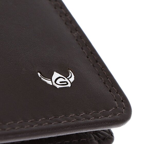Golden Head Polo Porte-monnaie Protection RFID Cuir véritable 11 cm