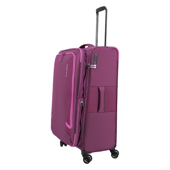 Travelite Corsiica 4 roulettes Trolley L 77 cm avec soufflet d'extension