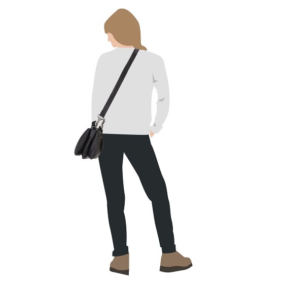 Harbour 2nd Anchor Love Evita Sac à bandoulière en cuir 21 cm