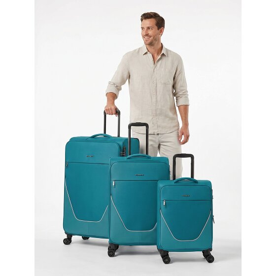 Stratic taska 4 roues Set de valises 3 pièces avec soufflet d'extension