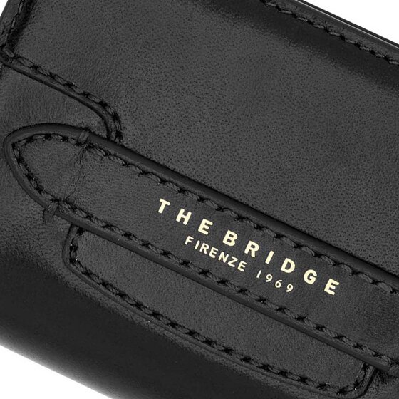The Bridge Lucrezia Porte-monnaie Protection RFID Cuir véritable 12 cm