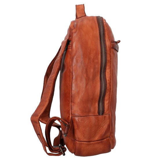 Harbour 2nd Blake Daypack Cuir véritable 38 cm Compartiment ordinateur