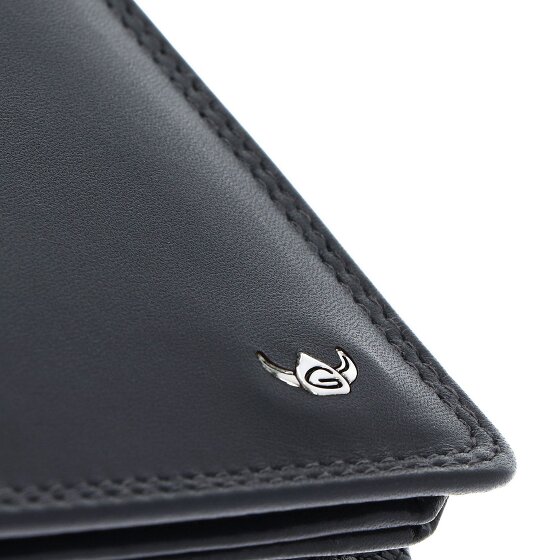 Golden Head Polo Porte-monnaie Protection RFID Cuir véritable 12.5 cm
