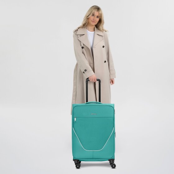 Stratic taska 4 roues trolley M 65 cm avec soufflet d'extension