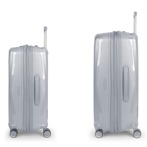 Gabol Queens 4 roulettes Set de valises 2 pièces avec soufflet d'extension