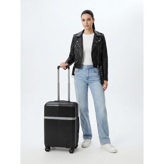Roncato Airglam 2.0 4 roues Valise cabine 55 cm avec soufflet d'extension