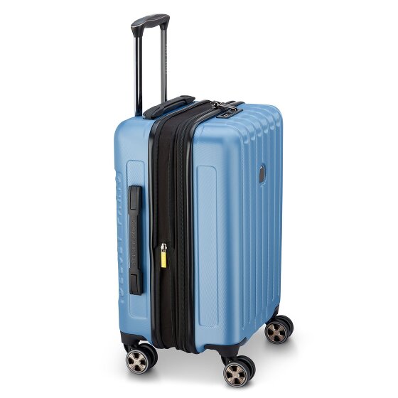 Delsey Paris Longitude 4 roulettes Trolley de cabine 55 cm avec soufflet d'extension