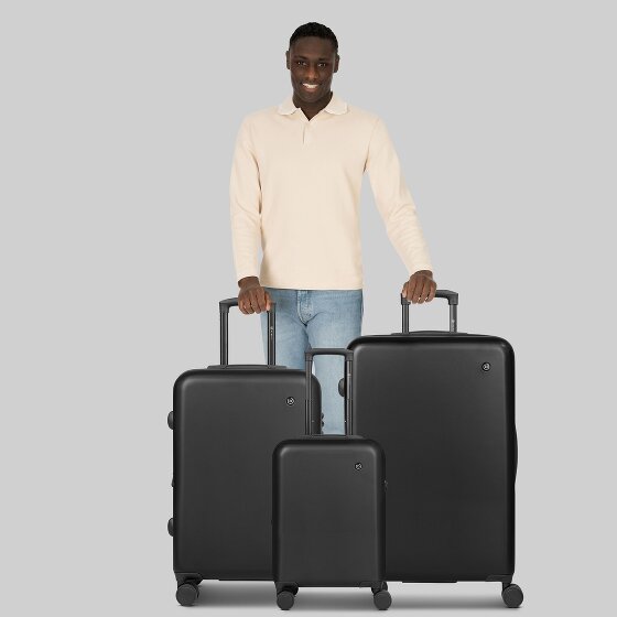 bugatti Valencia 2.0 4 roulettes Set de valises 3 pièces avec soufflet d'extension