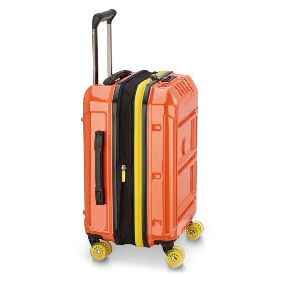 Delsey Paris Rempart 2.0 4 roulettes Trolley de cabine 55 cm avec soufflet d'extension