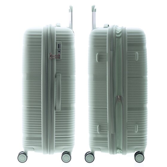 Gladiator 0800 4 roulettes Trolley 76 cm avec soufflet d'extension