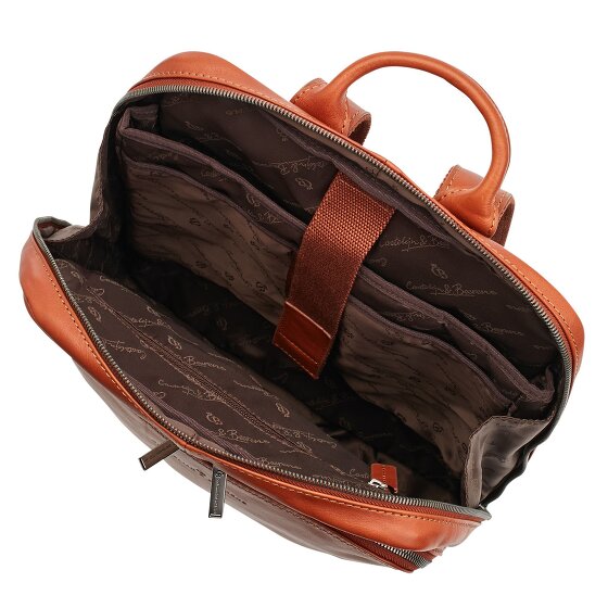 Castelijn & Beerens Firenze Sac à dos RFID Cuir 41 cm Compartiment pour ordinateur portable