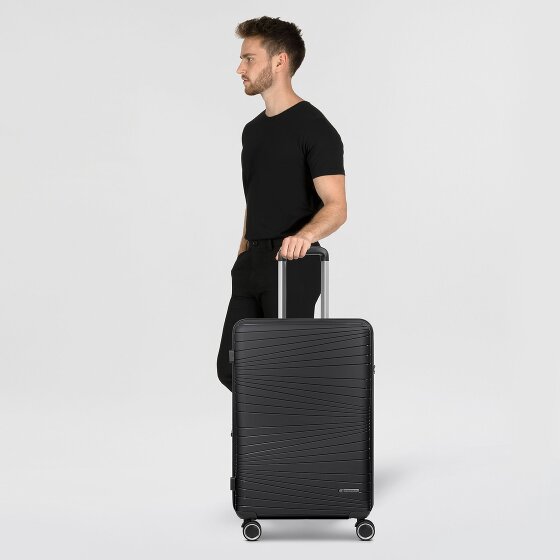 Franky Dallas 3.0 4 roues trolley M 65 cm avec soufflet d'extension