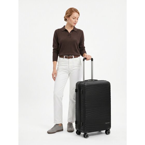 Franky Dallas 3.0 4 roues trolley M 65 cm avec soufflet d'extension