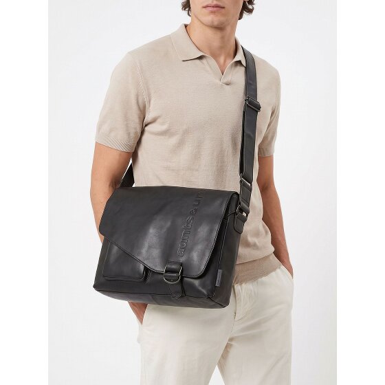 aunts & uncles Heritage Besace Cuir véritable 41.5 cm Compartiment ordinateur