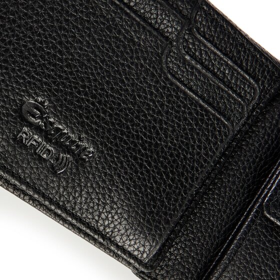 Esquire Houston Porte-monnaie Protection RFID Cuir 10.5 cm