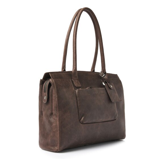 Castelijn & Beerens Carisma Sac à bandoulière RFID en cuir 38 cm Compartiment pour ordinateur portable