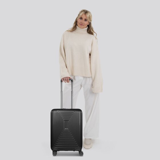Redolz Essentials 14 4 roulettes Trolley de cabine 55 cm avec soufflet d'extension
