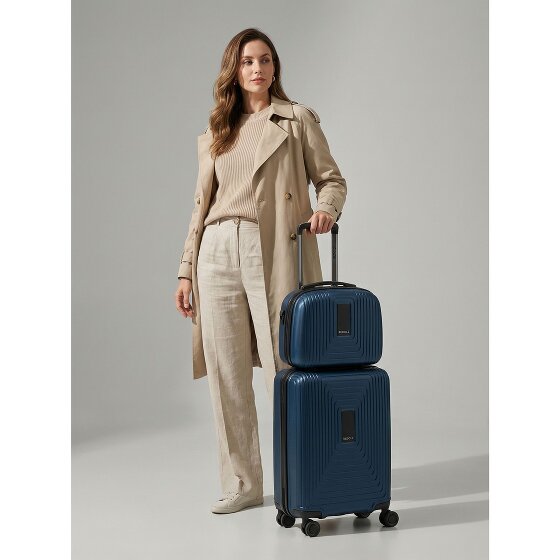 Redolz Essentials 14 Set de valises 2 pcs. trolley cabine avec soufflet extensible & Beautycase
