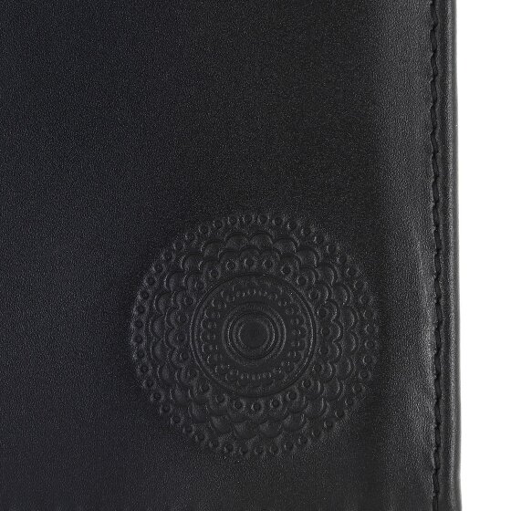 oxmox Leather Porte-monnaie Protection RFID Cuir véritable 13 cm