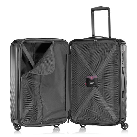 Pack Easy Flow 4 roues Valise cabine M 66 cm avec soufflet d'extension