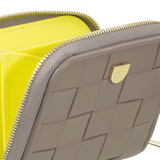 DuDu Woven Porte-monnaie Cuir véritable 10 cm