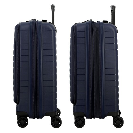 Jump Striper 4 roulettes Trolley de cabine 55 cm avec soufflet d'extension