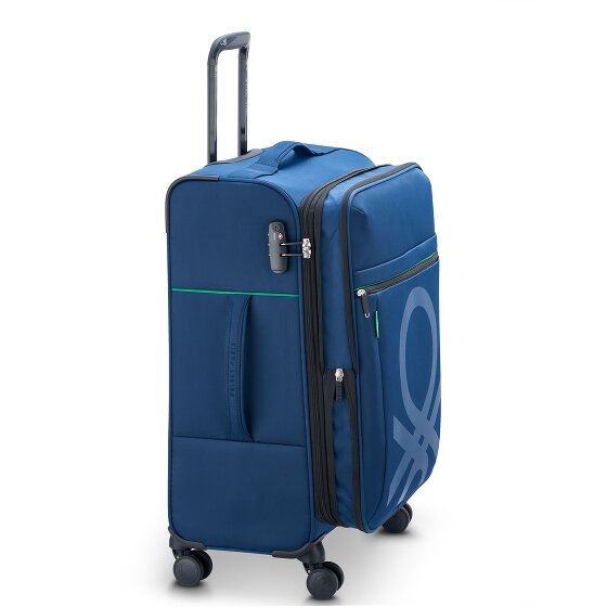 Delsey Paris x United Colors of Benetton Color Bock trolley 4 roues 67 cm avec soufflet extensible
