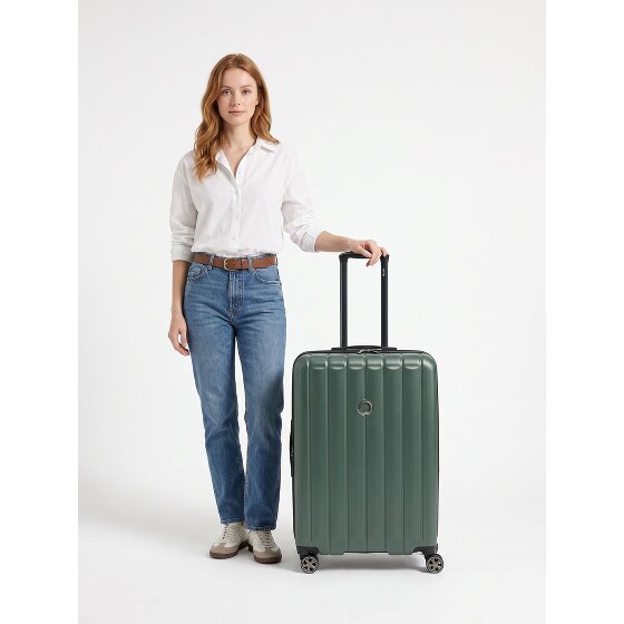 Delsey Paris Longitude 4 roues Valise cabine 69 cm '"avec soufflet d''extension"'