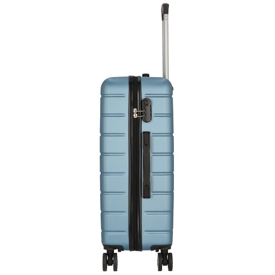 Nowi Bergamo 4 roulettes Set de valises 3 pièces