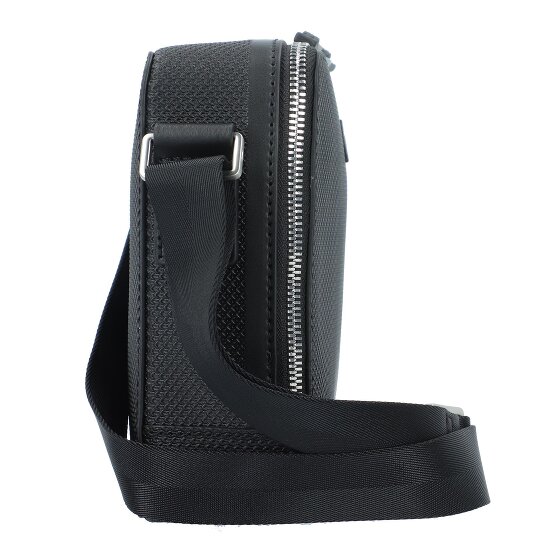 Lacoste Chantaco Sac à bandoulière Cuir véritable 26 cm