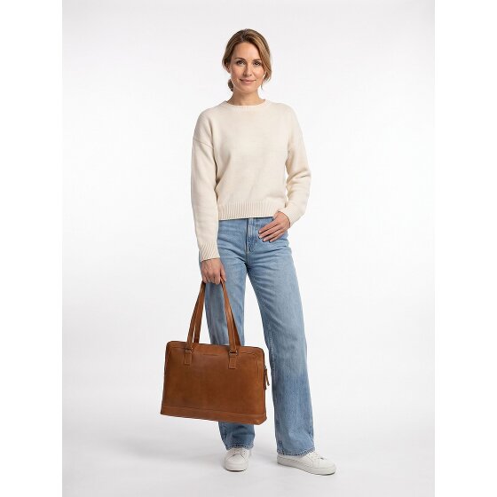 The Chesterfield Brand Isara Attaché-case Cuir véritable 42 cm Compartiment ordinateur