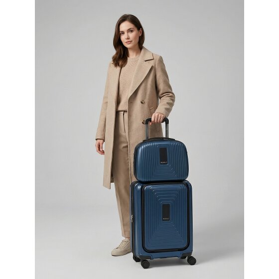 Redolz Essentials 14 Set de valises 2 pcs. trolley cabine avec soufflet extensible + beautycase