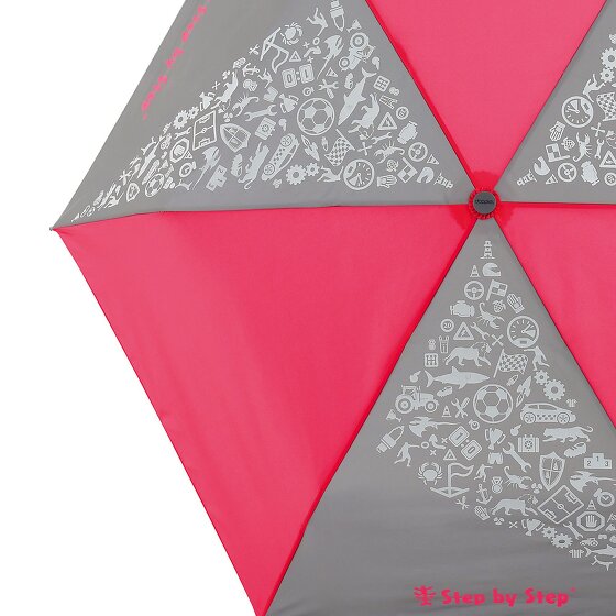 Step by Step Parapluie de poche pour enfants 22 cm avec éléments réfléchissants