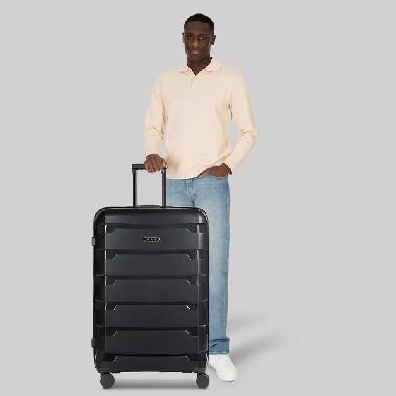 d&n South Dakota 4 roulettes Trolley L 76 cm avec soufflet d'extension