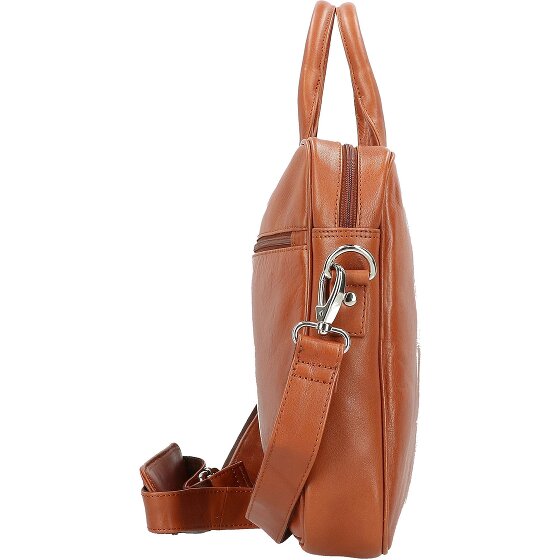 Dermata Porte-documents en cuir 39 cm Compartiment pour ordinateur portable