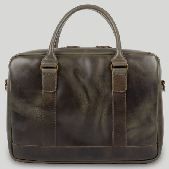 Buckle & Seam Porte-documents Everett en cuir 38 cm pour ordinateur portable