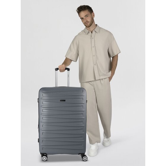 Benzi 5493 4 roulettes Trolley L 77 cm avec soufflet d'extension