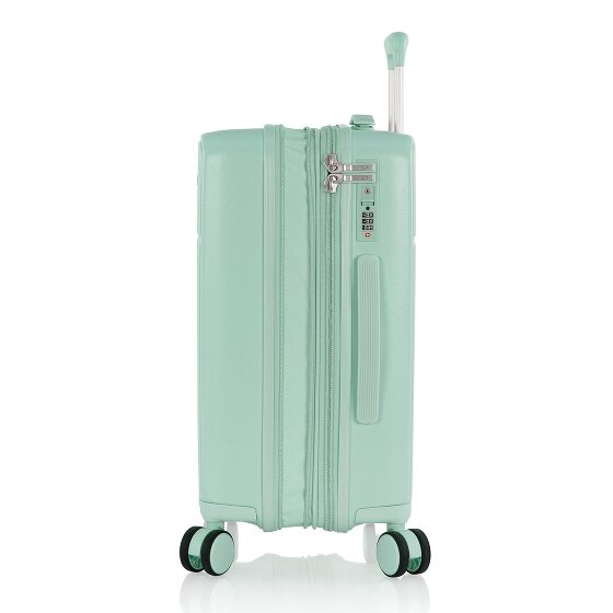 Heys Pastel 4 roulettes Trolley de cabine S 53 cm avec soufflet d'extension