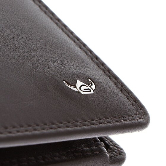 Golden Head Polo Porte-monnaie Protection RFID Cuir véritable 12 cm