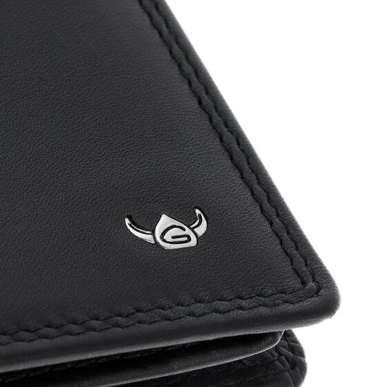 Golden Head Polo Porte-monnaie Protection RFID Cuir véritable 9 cm