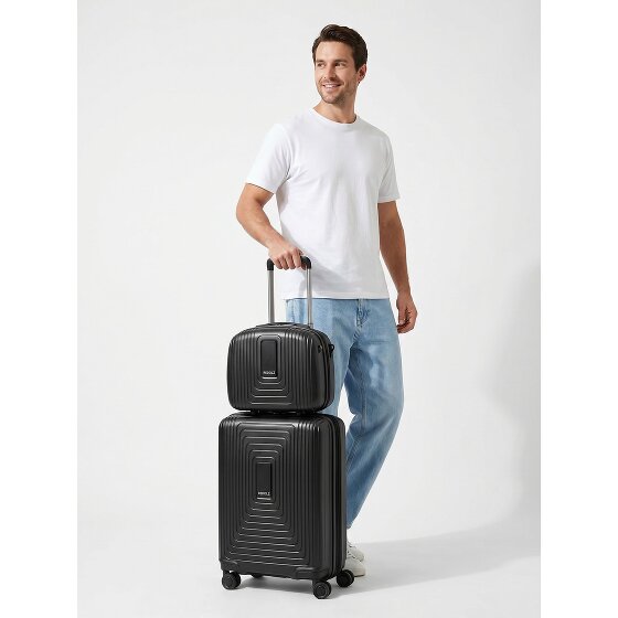 Redolz Essentials 14 Set de valises 2 pcs. trolley cabine avec soufflet extensible & Beautycase