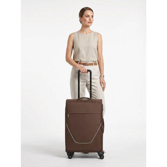 Stratic taska 4 roues Valise cabine M 65 cm avec soufflet d'extension