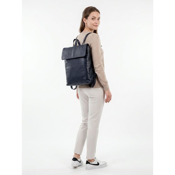 Jost Lysa Daypack Cuir véritable 39 cm Compartiment ordinateur