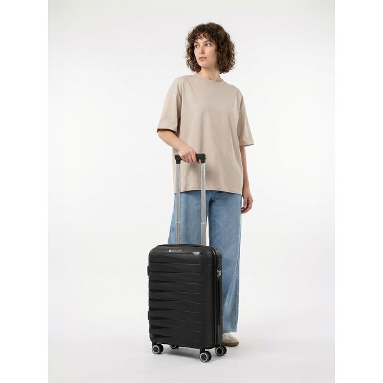 Franky London 4 roues Valise cabine S 55 cm avec soufflet d'extension