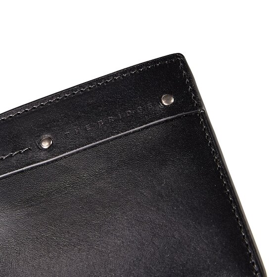 The Bridge Ludovico Porte-monnaie Protection RFID Cuir véritable 11 cm
