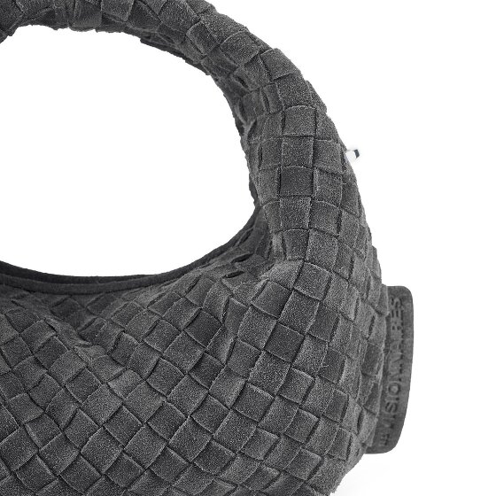 LES VISIONNAIRES Greta Micro weave Sac à main Cuir véritable 20 cm