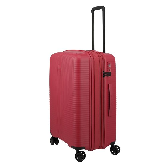 Travelite Air Stripe 4 roulettes Set de valises 3 pièces avec soufflet d'extension