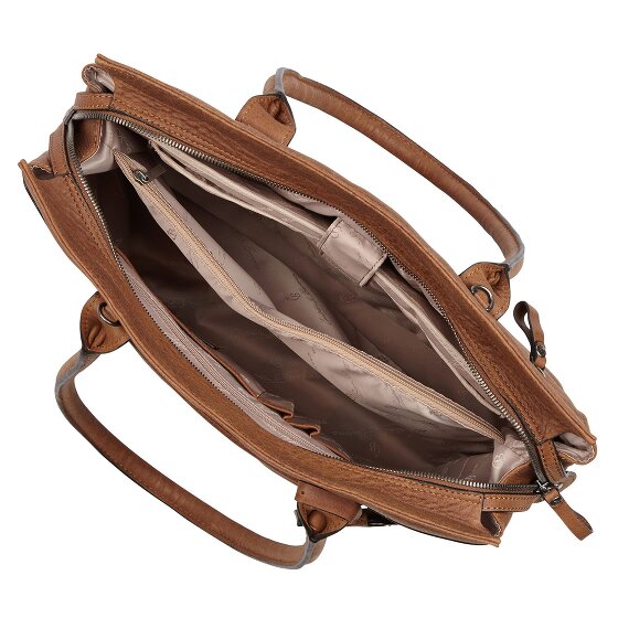 Castelijn & Beerens Carisma Sac à bandoulière RFID en cuir 38 cm Compartiment pour ordinateur portable